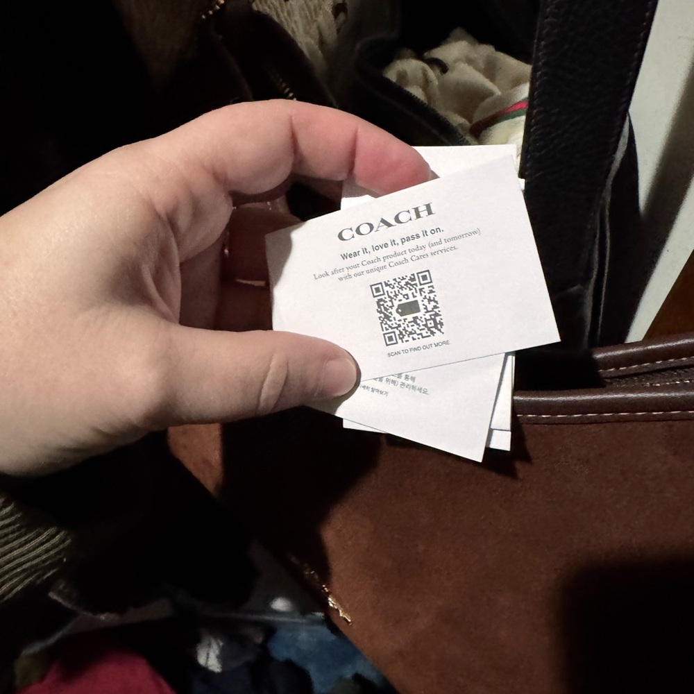 Coach laurel bag suede - Picture 4 of 4